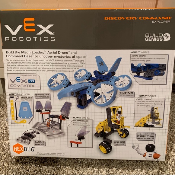 Hexbug Vex Robotics Discovery Command Explorer STEM Set - Picture 2 of 3